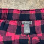 Aerie Woman’s Pink & Black Plaid Pajama Drawstring Shorts Size Small Photo 2