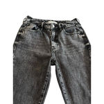 PacSun  Mom Jean Womens Size 26 Black Washed High Rise Slim Taper Denim Pants Photo 1