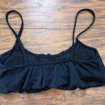 REEF  • black flowy bikini top flutter flounce ruffle swim swimsuit padded Photo 3