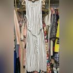 Banana Republic  Cropped Jumpsuit Linen Cotton Blend Photo 3