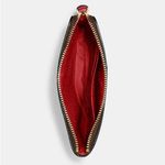 Coach $88 Retail NWT Brown and Red Wristlet Photo 6