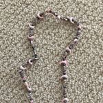 Pink Dolphin Seashell Necklace Beaded Necklace Spin Closure Beach Boho EUC Photo 4