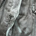 Free People  Double Cloth Jacket Military Drawstring distressed tie dyed Size S Photo 12