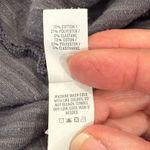 Aerie  High Rise Flared Leg Pull On Pants Ribbed Cotton Gray Women's Size Small Photo 6