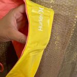 Hurley  Solid Cheeky Reversible Side Tie Bikini Bottom Coral Yellow XL Photo 3