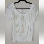 We The Free FREE PEOPLE HUMMINGBIRD top w tassels sz M Photo 3