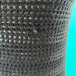 HYFVE  Black Crochet Squared Neck Coverup Swim Beach Vacation Size S Photo 3