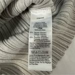 Madewell NWT Signature Shimmer Knit Cutaway Sweater Tank Silver Size M Ribbed Photo 2