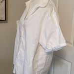 Aritzia White Short Sleeve Denim Forum  Top Photo 3