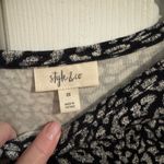 Style & Co  Supima Cotton Animal Print Knit 3/4 Sleeve Top Plus Size 2X Photo 3