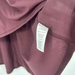 Athleta Essence Relaxed High Low Hem Tank Top Burgundy Racerback Size S Photo 9