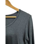 Lululemon ‎ women's grey long sleeve scoop neck tee size 2 Photo 1