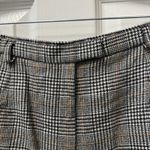 Pendleton Vintage  Womens Virgin Wool Slacks Pants Sz 12 Houndstooth Black Brown Photo 1