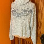 Vintage 80s oversized embroidered turtleneck sweater Size L Photo 8