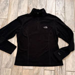 The North Face  women's small black 1/4 zip fleece TKA 100 pullover Photo 0