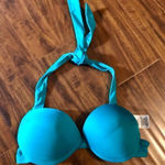 Mossimo Turquoise Bikini Push Photo 0