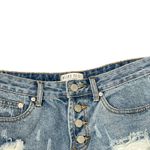 Blank Paige  Denim Shorts Size Small Blue Distressed Button‎ Fly Womens 30X2.5 Photo 1