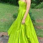 Jovani Strapless A Line Gown Photo 7