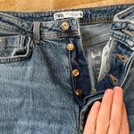 ZARA High waisted fly button jeans Photo 2
