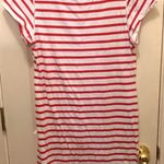 Milly Red/white T-shirt Dress Photo 0