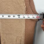 Green Tea medium neutral tan women’s knit zippered vest Brown Photo 5