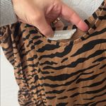 Everlane  Poplin Pullover Dress Tiger Stripe Brown Black Tank Medium Photo 3