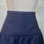Stella McCartney  Navy Wool Drop Waist Mini Skirt‎ Photo 6