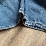 American Eagle  Outfitters Comfort Stretch Distressed Blue High Rise Mom Jeans 10 Photo 7