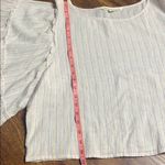 Hippie Laundry  wide bell flutter sleeve striped pastel top Photo 7