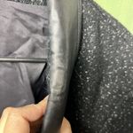 Vintage Hunters Run Wool Peacoat Women 12 Midi Black Leather Trim Winter Coat Photo 10