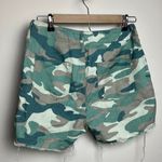 MOTHER Shaker Chop Camo Shorts Sz. 27 Green Photo 3