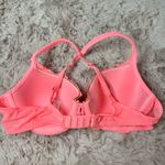 Victoria's Secret Body By Victoria Hot Pink Coral Lace & Gemstone Padded Lined Demi Bra Photo 5