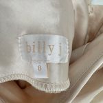Billy J Josephina Dress Cowl One Shoulder Spaghetti Strap Champagne Slip Size 8 Photo 3