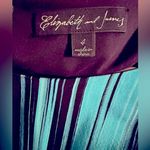 Elizabeth and James  Aqua Striped Silk Open-Back Dolman Mini Dress – Size 4 NEW Photo 6