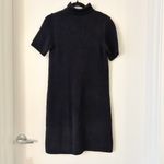 ZARA Black Polo Collar Knit Sweater Dress Size S Photo 6
