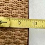 Brahmin Vintage  Elegant Brown and Tan Woven - Croc Trim Women's Bag Photo 6