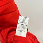 House Of CB  Valentina Asymmetric Cutout One-Shoulder Midi Dress Scarlet X-Small Photo 9