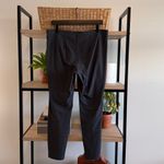 Eileen Fisher Washable Stretch Crepe Mid-Rise Gray Knit Pull On Ankle Pant, M Photo 3