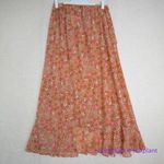 Free People New!‎  Romance Me Floral Print Maxi Half Slip Skirt , size M Photo 9