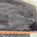 Madewell  Shirt Women's Size XXL Black Lunar Wash Denim Button Up Classic Photo 8