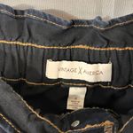 Vintage America Darkwash Paperbag Waist Jeans Size‎ 8 Blue Photo 6