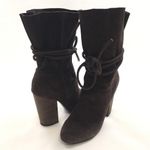 Ecote Carla Suede Brown Slouch Boots 7M Photo 3