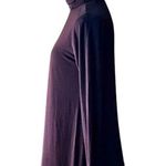 T Tahari womens Navy blue turtleneck tunic long sleeve pullover lightweight S Photo 2