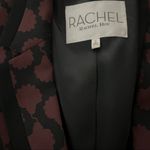 Rachel Roy Dark Red/Maroon and Black Printed Blazer Jacket Photo 8