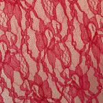 Derek Heart  Pink Lace 3/4 Sleeve Shirt Top Sheer Photo 2