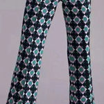 Anthropologie MAEVE The Margot Kick-Flare Cropped Black Green Pants XS PETITE Photo 0
