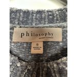 Philosophy  Chenille Sweater Gray  Womens Size Large Photo 5