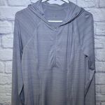 Athleta coverup dress swim coverup Tall Purple Lilac Hooded Long Sleeve Med Photo 2