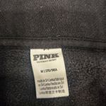 PINK - Victoria's Secret Victoria's Secret PINK Black Cropped Sweatshirt Size Medium Photo 2