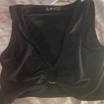 Revolve Black o ring crop top  Photo 0